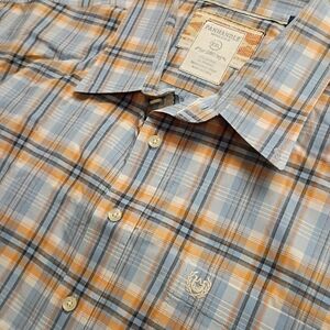 Panhandle Rough stock Men's 2XL Relaxed Button Up Shirt Short Sleeve